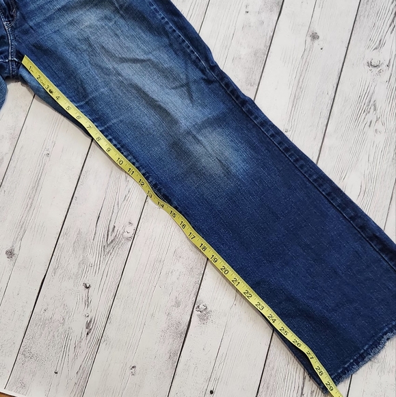 LEVIS womens 529 Curvy Boot Cut size 12M Medium wash jeans - Picture 6 of 9